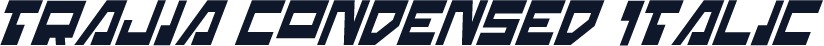 Trajia Condensed Italic