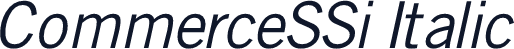 CommerceSSi Italic