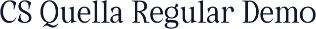 CS Quella Regular Demo