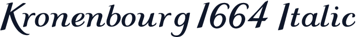 Kronenbourg 1664 Italic