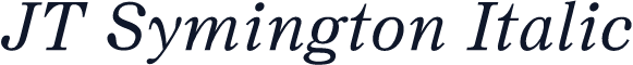 JT Symington Italic