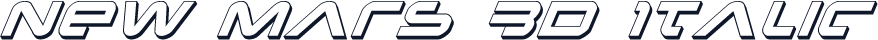 New Mars 3D Italic