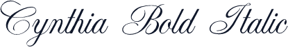 Cynthia Bold Italic