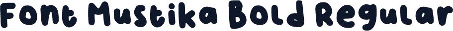 Font Mustika Bold Regular