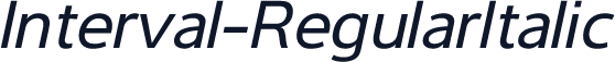 Interval-RegularItalic