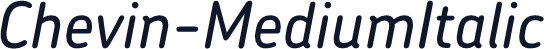 Chevin-MediumItalic