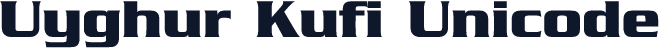 Uyghur Kufi Unicode