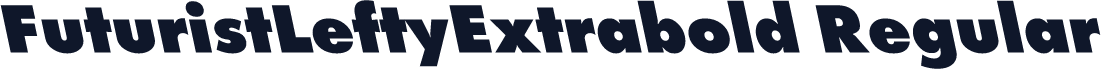 FuturistLeftyExtrabold Regular