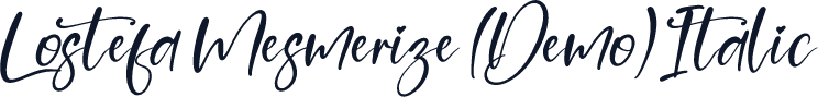 Lostefa Mesmerize (Demo) Italic
