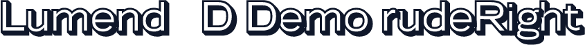 Lumend 3D Demo rudeRight