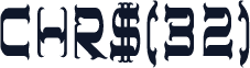 CHR$(32)