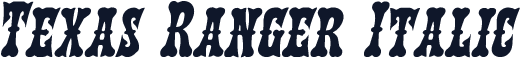 Texas Ranger Italic