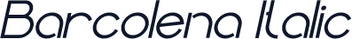 Barcolena Italic