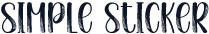 Simple Sticker