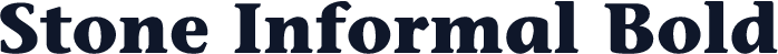Stone Informal Bold
