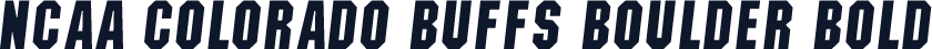 NCAA Colorado Buffs Boulder Bold