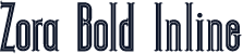 Zora Bold Inline
