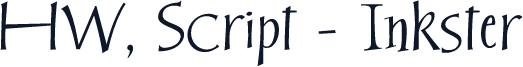 HW, Script - Inkster
