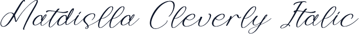Matdislla Cleverly Italic