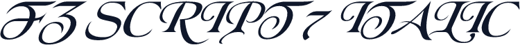FZ SCRIPT 7 ITALIC