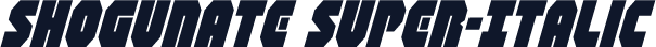 Shogunate Super-Italic