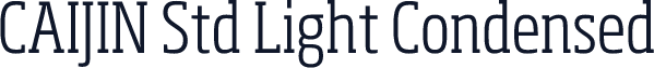 CAIJIN Std Light Condensed