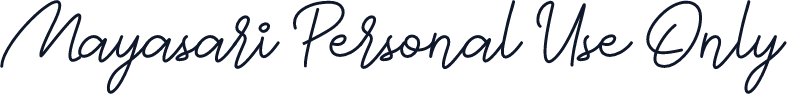 Mayasari Personal Use Only