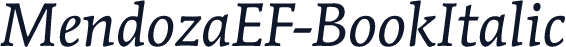 MendozaEF-BookItalic