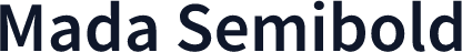 Mada Semibold