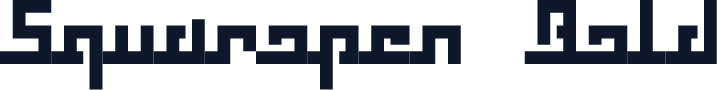 Squaropen Bold