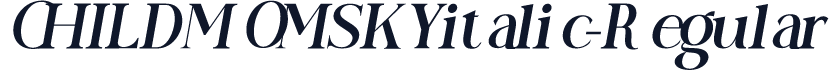 CHILDMOMSKYitalic-Regular