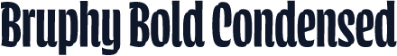 Bruphy Bold Condensed