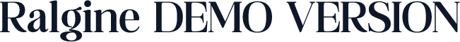 Ralgine DEMO VERSION