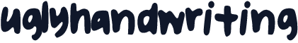 uglyhandwriting