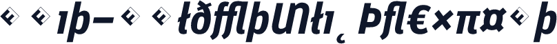 Unit-BoldItalicTFExpert