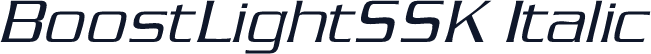 BoostLightSSK Italic