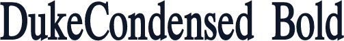 DukeCondensed  Bold