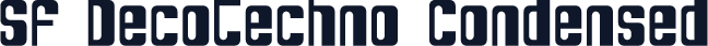 SF DecoTechno Condensed