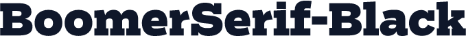 BoomerSerif-Black