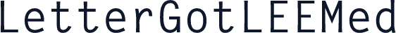 LetterGotLEEMed