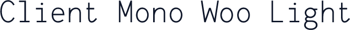 Client Mono W00 Light