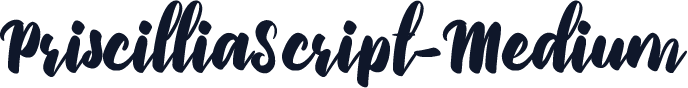 PriscilliaScript-Medium