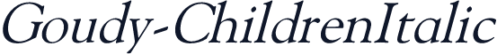 Goudy-ChildrenItalic