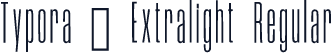 Typora _ Extralight Regular