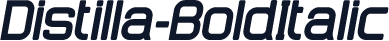 Distilla-BoldItalic