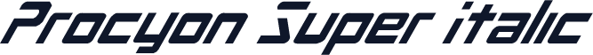 Procyon Super Italic
