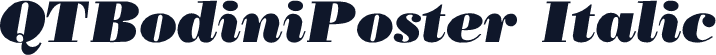 QTBodiniPoster Italic