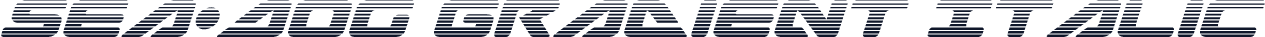 Sea-Dog Gradient Italic