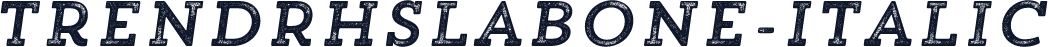TrendRhSlabOne-Italic