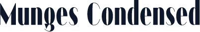 Munges Condensed